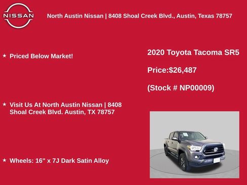 Used 2020 Toyota Tacoma SR5 RWD image 11