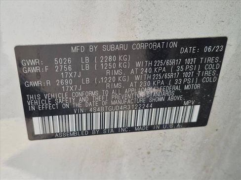 Used 2024 Subaru Outback Wilderness AWD/4WD image 15