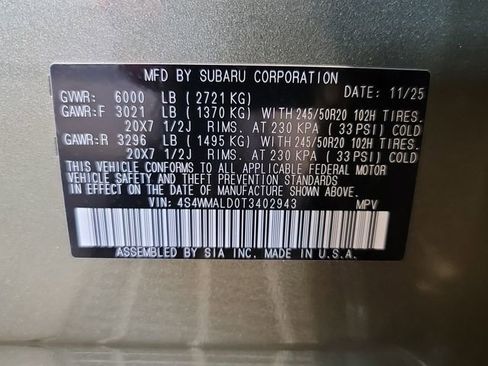 New 2026 Subaru Ascent Bronze Edition image 32