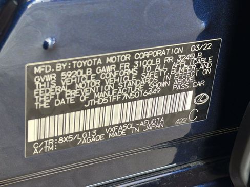 Certified 2022 Lexus LS 500 w/ Interior Upgrade Package RWD image 29