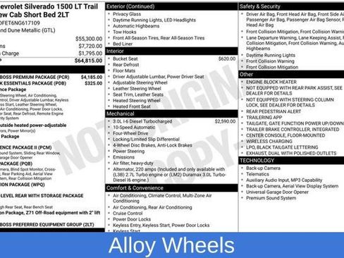 Used 2022 Chevrolet Silverado 1500 LT Trail Boss w/ LT Trail Boss Premium Package AWD/4WD image 3