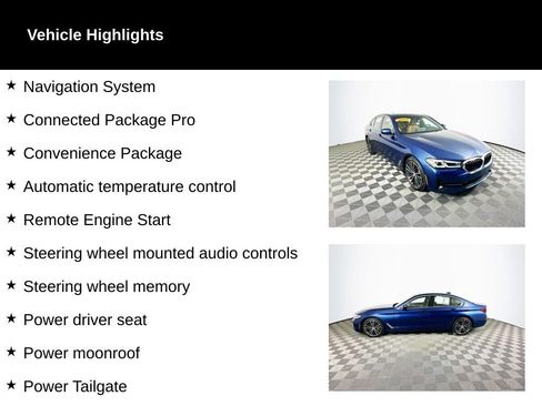 Used 2021 BMW 530i xDrive w/ Convenience Package AWD/4WD image 2
