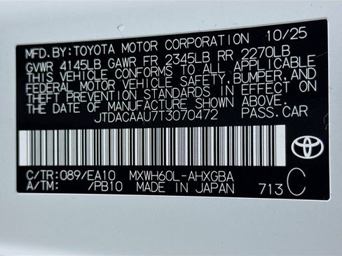 New 2026 Toyota Prius XLE image 20