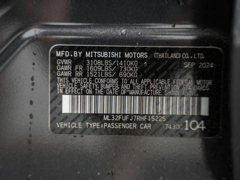 New 2024 Mitsubishi Mirage G4 LE image 35