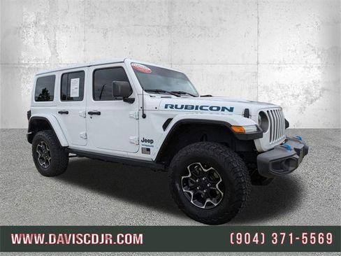 Used 2021 Jeep Wrangler Unlimited Rubicon 4xe w/ Cold Weather Group image 1