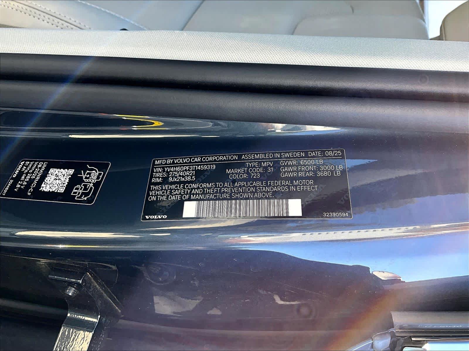 Used 2026 Volvo XC90 T8 Ultra w/ Protection Package Premier AWD/4WD image 38