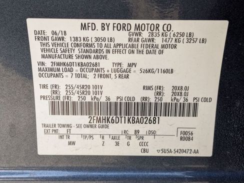 Used 2019 Ford Flex Limited w/ Equipment Group 303A image 23