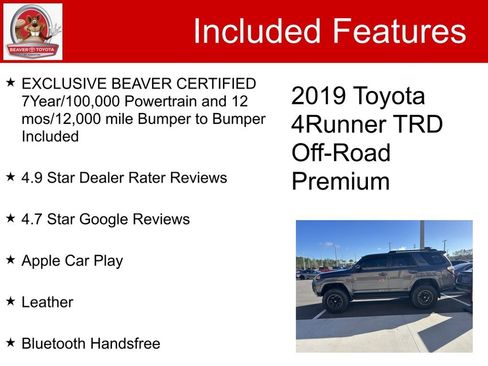 Used 2019 Toyota 4Runner TRD Off-Road Premium image 5