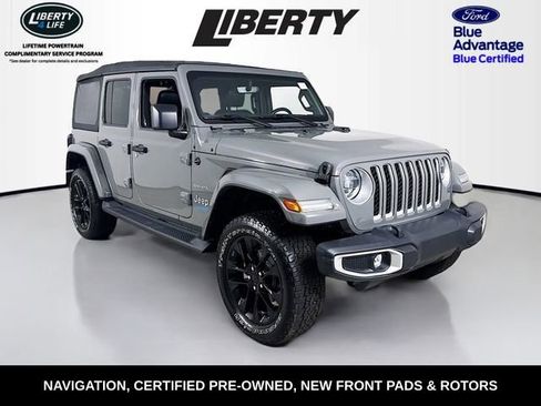 Used 2021 Jeep Wrangler Unlimited Sahara w/ Cold Weather Group image 1