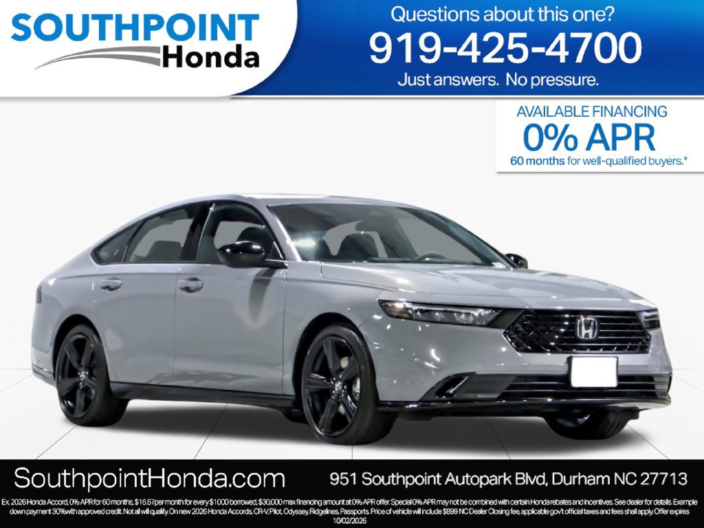 New 2026 Honda Accord Sport image 1