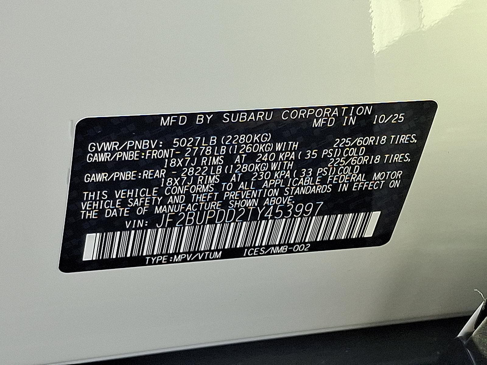 Certified 2026 Subaru Outback Limited w/ Premium/Limited Package AWD/4WD image 29