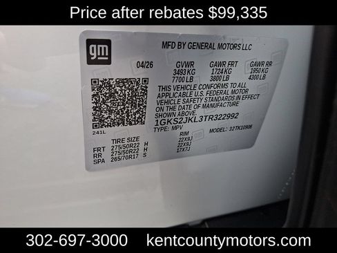 New 2026 GMC Yukon XL Denali w/ Denali Reserve Package AWD/4WD image 22
