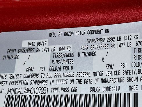 Used 2017 MAZDA MX-5 Miata RF Club image 23