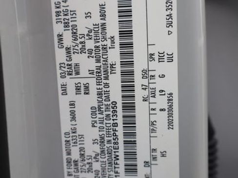 Certified 2023 Ford F150 Lariat w/ Equipment Group 502A High AWD/4WD image 45