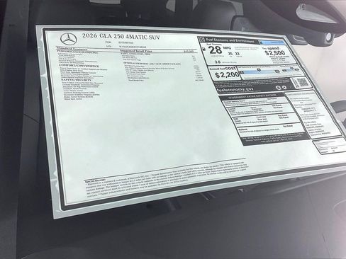 New 2026 Mercedes-Benz GLA 250 4MATIC image 13