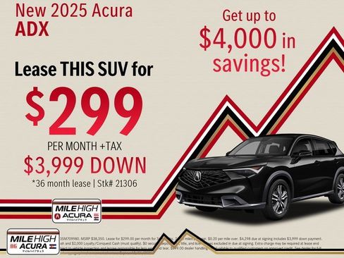New 2025 Acura ADX AWD image 1
