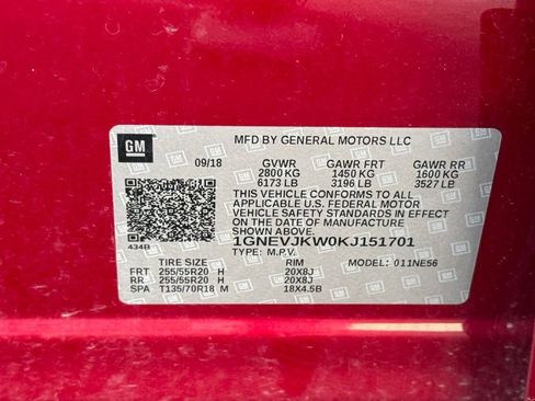 Used 2019 Chevrolet Traverse High Country AWD/4WD image 24