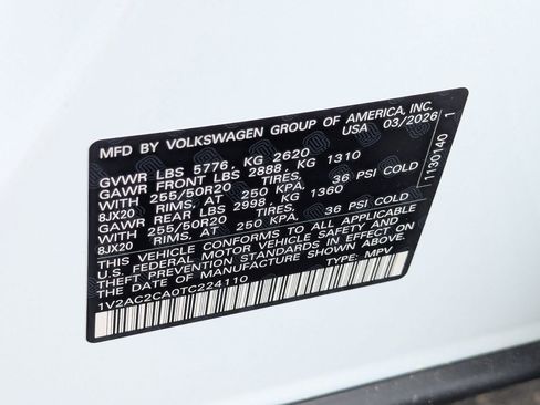 New 2026 Volkswagen Atlas Cross Sport SEL R-Line AWD/4WD image 43