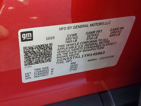 New 2026 Chevrolet Tahoe High Country w/ Sun And Tow Package RWD image 32
