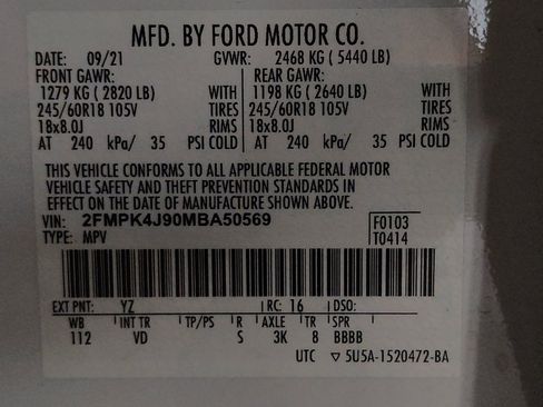 Used 2021 Ford Edge SEL AWD/4WD image 33