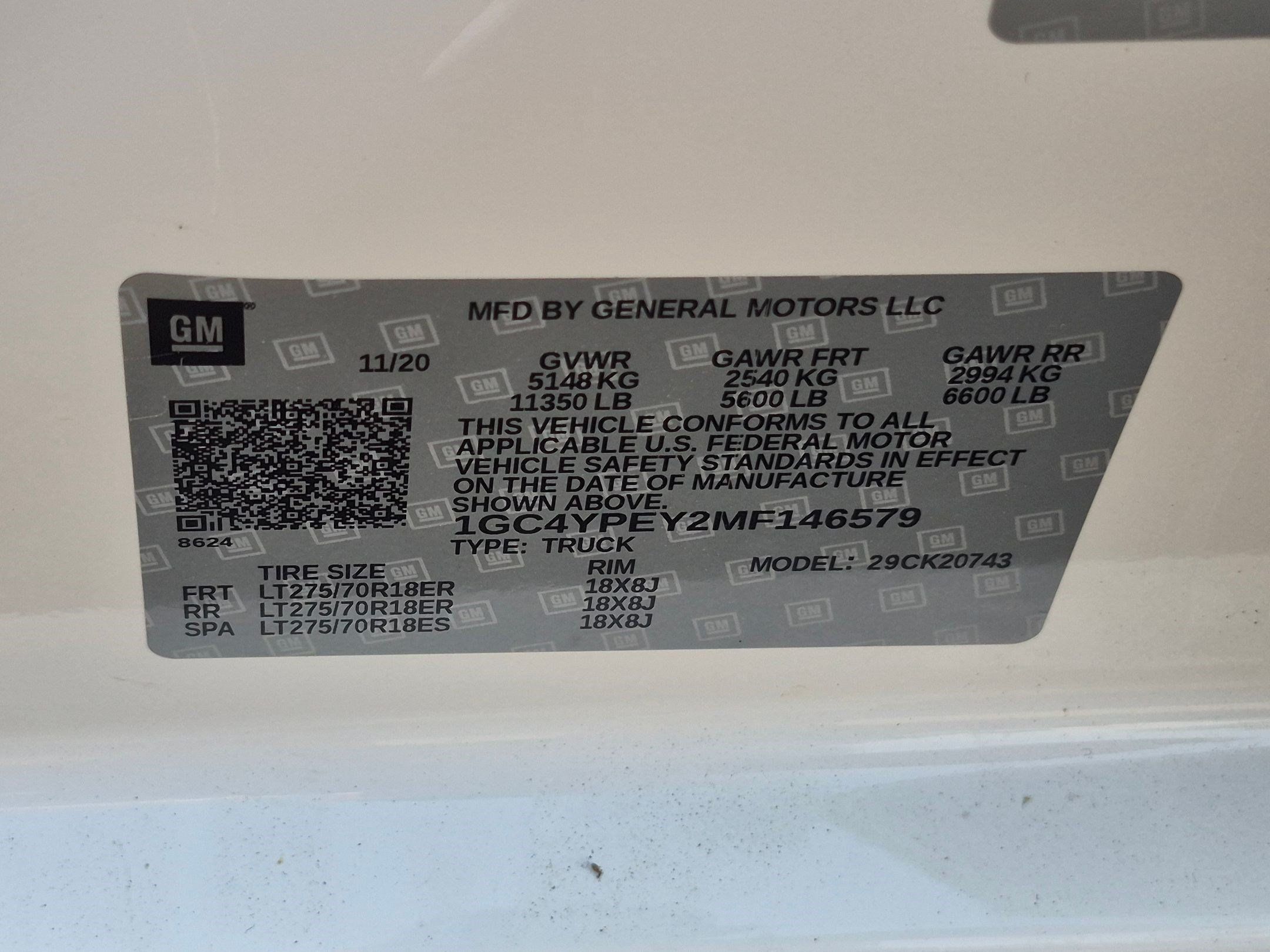 Used 2021 Chevrolet Silverado 2500 LTZ w/ LTZ Plus Package AWD/4WD image 33