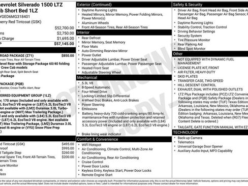 Used 2021 Chevrolet Silverado 1500 LTZ w/ Z71 Off-Road Package image 4