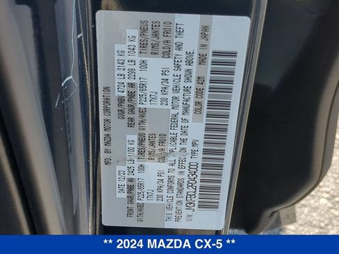Used 2024 MAZDA CX-5 AWD 2.5 S w/ Preferred Package image 27