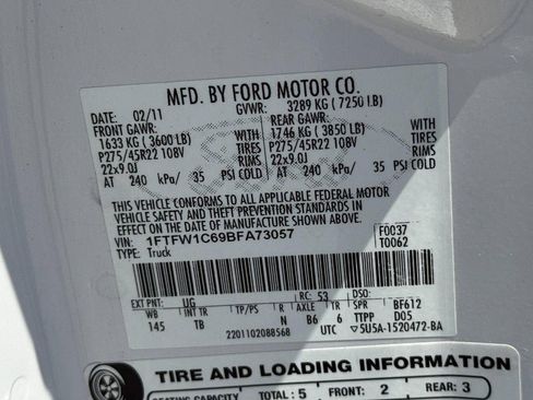Used 2011 Ford F150 Lariat Limited RWD image 27