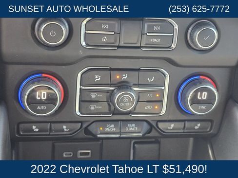 Used 2022 Chevrolet Tahoe LT AWD/4WD image 37