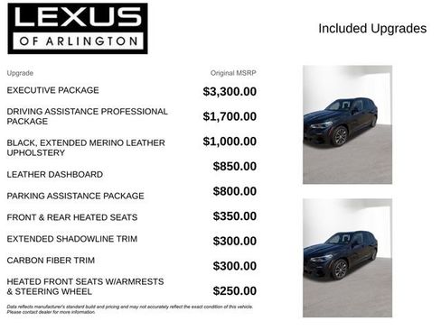 Used 2021 BMW X5 M50i w/ Executive Package AWD/4WD image 4