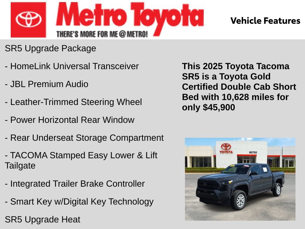 Certified 2025 Toyota Tacoma SR5 AWD/4WD image 21