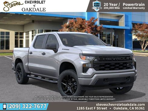 New 2026 Chevrolet Silverado 1500 Custom w/ Turbomax Blackout Package RWD image 7