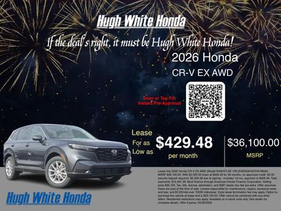 New 2026 Honda CR-V EX