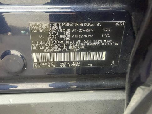 Used 2021 Toyota RAV4 XLE w/ XLE Grade Weather Package AWD/4WD image 33