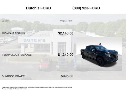 Used 2025 Chevrolet Silverado 1500 High Country w/ Midnight Edition AWD/4WD image 6