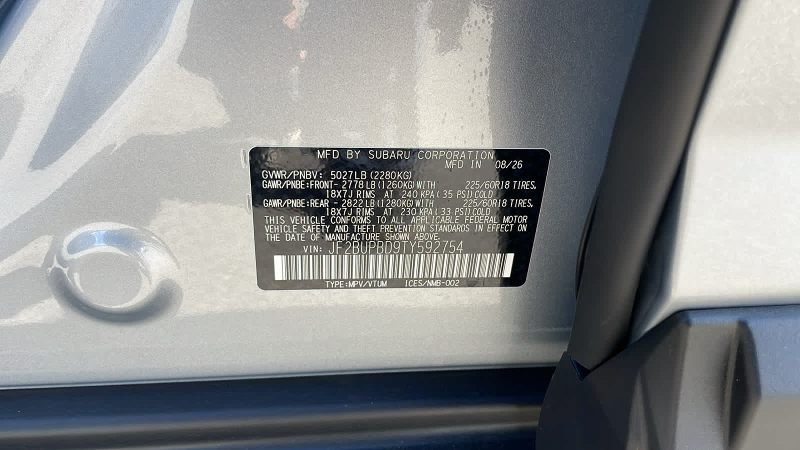 New 2026 Subaru Outback Premium AWD/4WD image 30