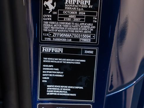 Certified 2025 Ferrari SF90 Spider AWD/4WD image 37