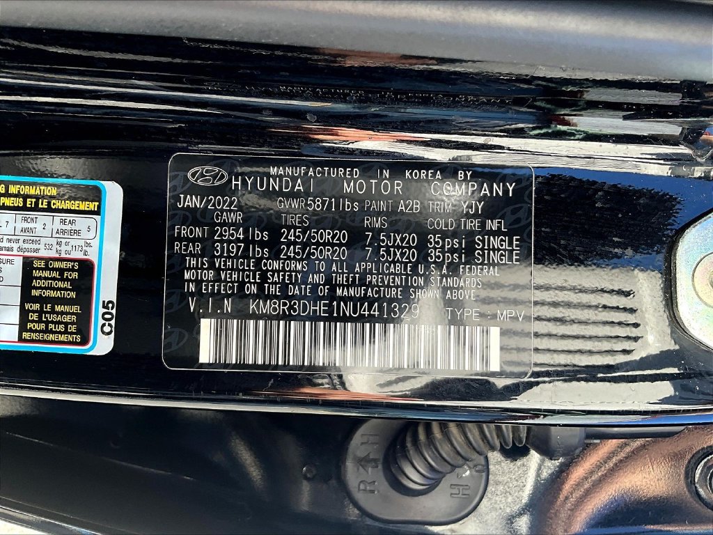 Certified 2022 Hyundai Palisade SEL w/ Convenience Package AWD/4WD image 23