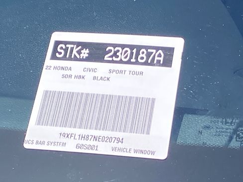 Used 2022 Honda Civic Sport Touring image 10