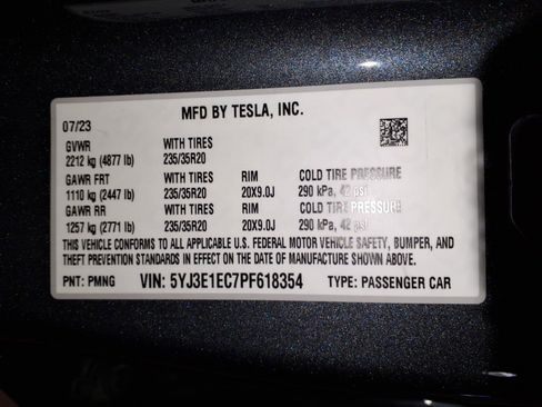 Used 2023 Tesla Model 3 Performance image 14