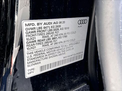 Used 2020 Audi Q8 Premium w/ Black Optic Package image 38