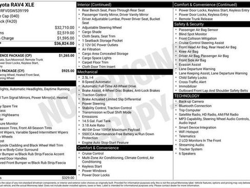 Certified 2025 Toyota RAV4 XLE w/ Convenience Package AWD/4WD image 2