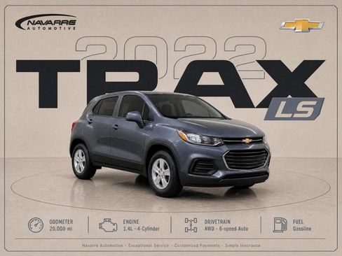 Used 2022 Chevrolet Trax LS w/ Tint and Cruise Package AWD/4WD image 1