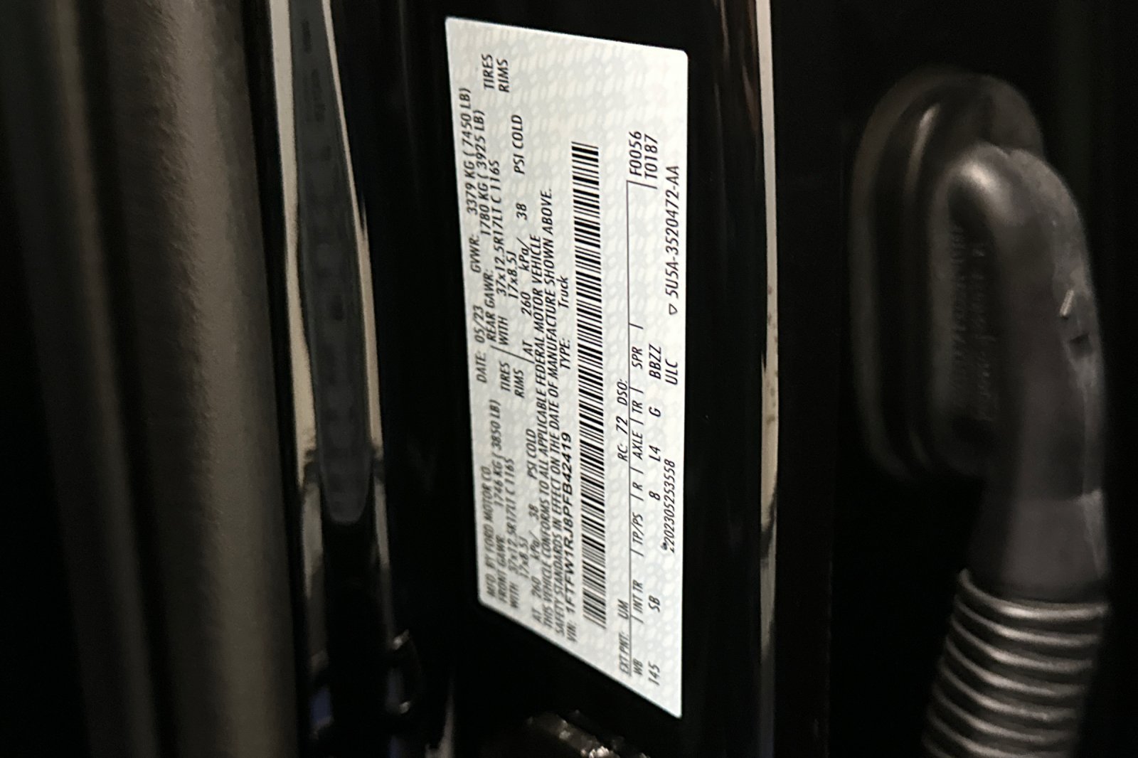 Used 2023 Ford F150 Raptor w/ Equipment Group 802A Raptor R AWD/4WD image 56