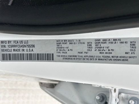 Used 2025 RAM 1500 Tradesman AWD/4WD image 21