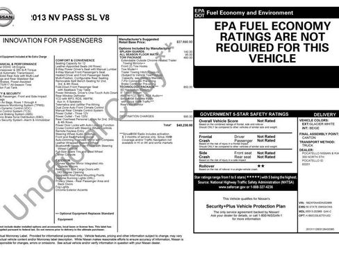 Used 2013 Nissan NV 3500 SL w/ Technology Pkg image 27