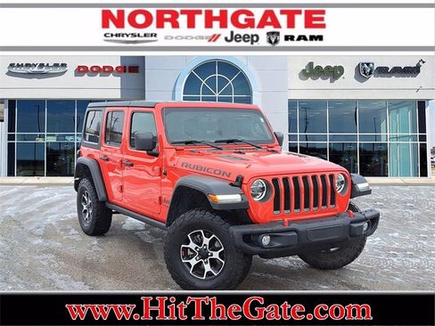 Used 2022 Jeep Wrangler Unlimited Rubicon w/ Steel Bumper Group image 1