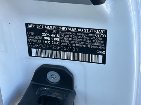 Used 2003 Mercedes-Benz SL 500 SL 500 image 26