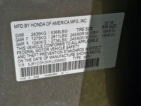 Used 2019 Acura MDX FWD image 28