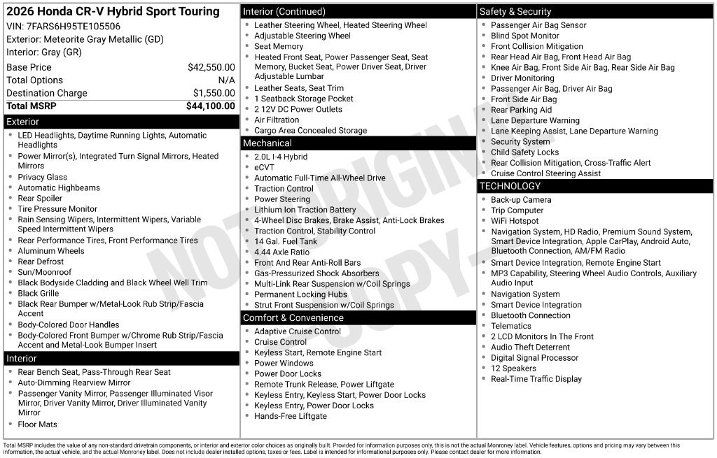 Used 2026 Honda CR-V Sport Touring image 36